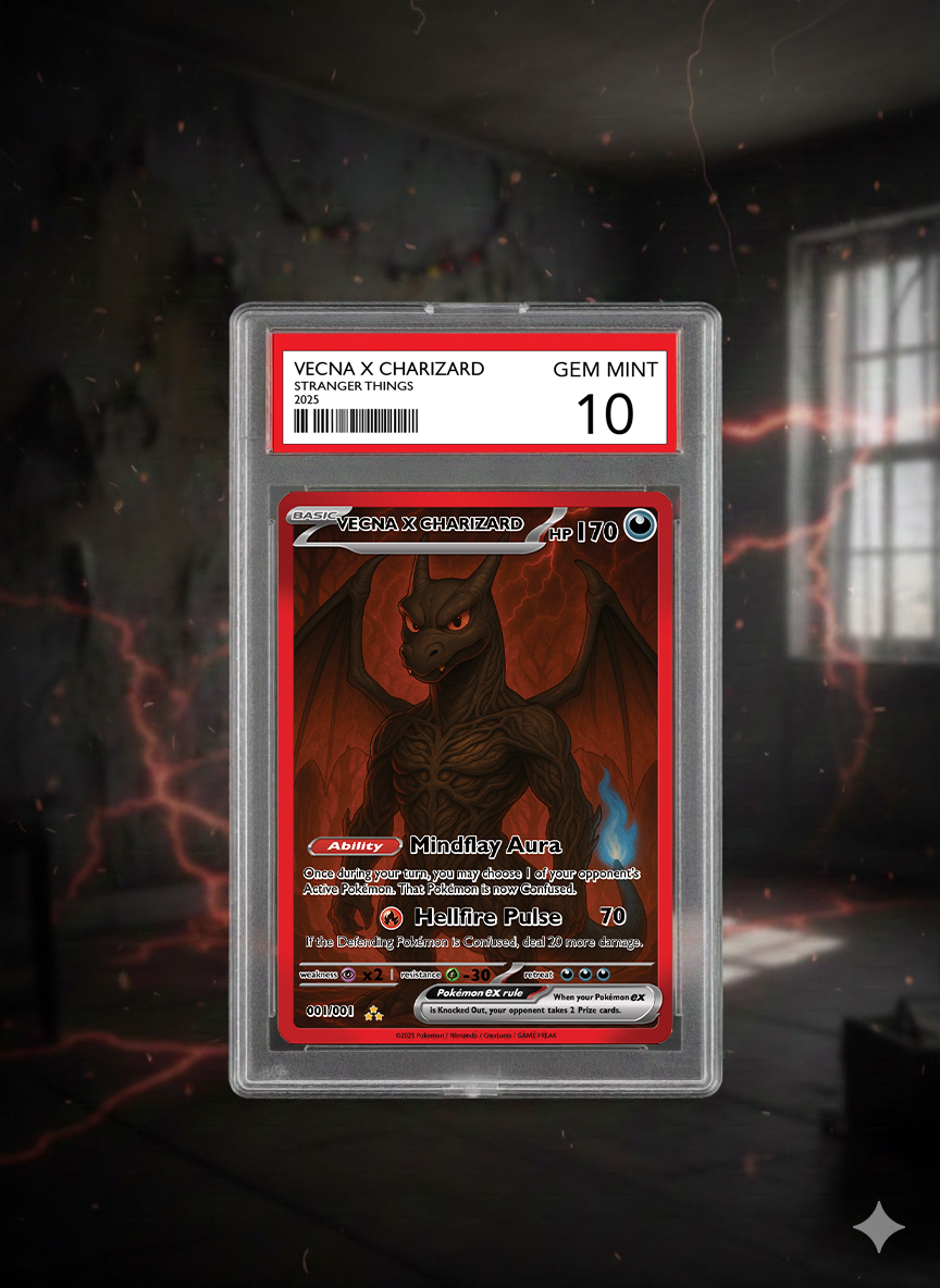 Pokémon x Stranger Things – Vecna × Charizard